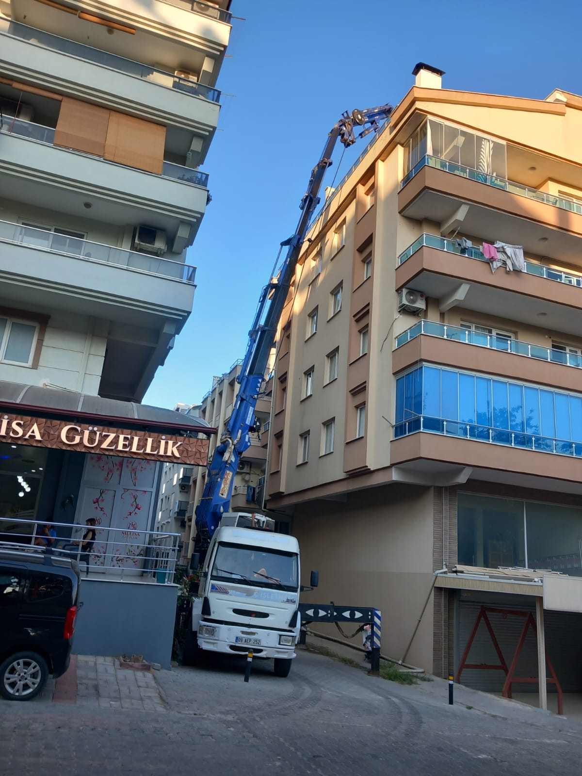 Sepetli Vinçle Baca Temizliği ve Bakımı